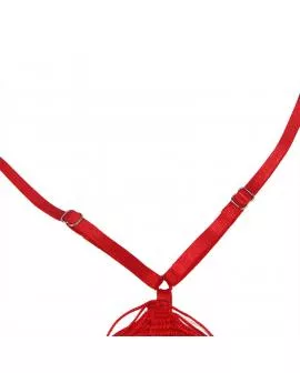 SUBBLIME - 954246 TRÄGERKLEID + STRING ROT S/M