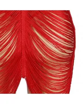 SUBBLIME - 954253 TRÄGERKLEID + STRING ROT L/XL