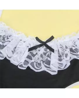 SUBBLIME - 954307 SEXY ZOFENKOSTÜM SCHWARZ/WEISS S/M