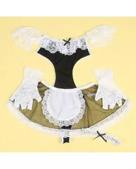 SUBBLIME - 954314 SEXY ZOFENKOSTÜM SCHWARZ/WEISS L/XL