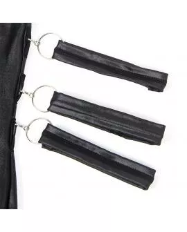 SUBBLIME - 954413 BONDAGE-BODY AUS LEDER SCHWARZ L/XL