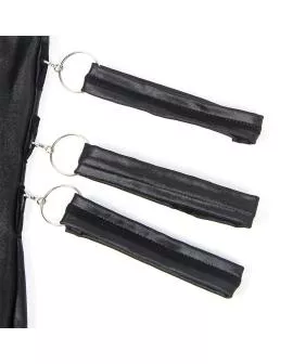 SUBBLIME Bondage-Body aus Leder Schwarz L/XL - 954413