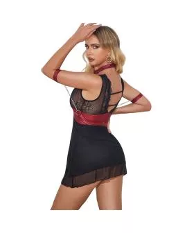 SUBBLIME Bondage-Kleid aus Spitze Schwarz S/M - 954420