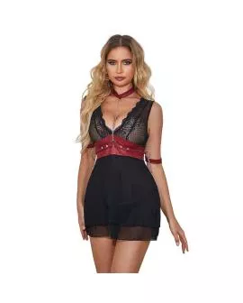 SUBBLIME Bondage-Kleid aus Spitze Schwarz S/M - 954420