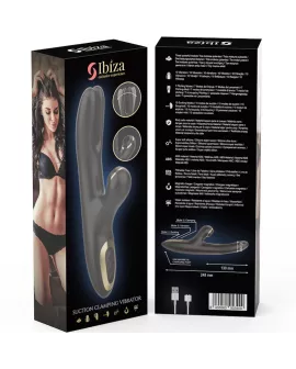 IBIZA - DOPPELVIBRATOR KLEMME SCHWARZ