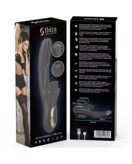 IBIZA - HI-TECH RABITT BRUSHING MEHRZELLEN-KLITORIAL- UND DOPPELWELLENVIBRATOR