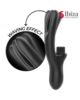 IBIZA - HI-TECH RABITT BRUSHING MEHRZELLEN-KLITORIAL- UND DOPPELWELLENVIBRATOR