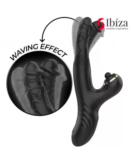 IBIZA - ZWEI DRACHEN DOPPELVIBRATOR SCHWARZ