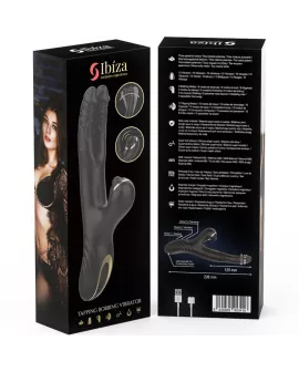 IBIZA - ZWEI DRACHEN DOPPELVIBRATOR SCHWARZ