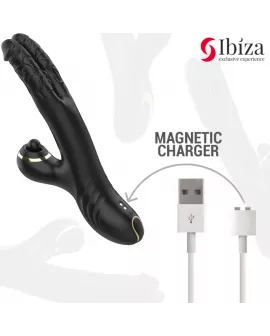 IBIZA - ZWEI DRACHEN DOPPELVIBRATOR SCHWARZ