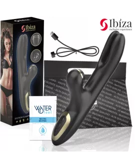 IBIZA - DOPPELVIBRATOR KLEMME SCHWARZ