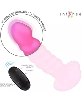 INTENSE - CINDY VIBRATOR GRÖSSE L SPIRALENDESIGN 10 VIBRATIONEN ROSA FERNBEDIENUNG