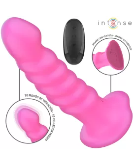 INTENSE - CINDY VIBRATOR GRÖSSE L SPIRALENDESIGN 10 VIBRATIONEN ROSA FERNBEDIENUNG