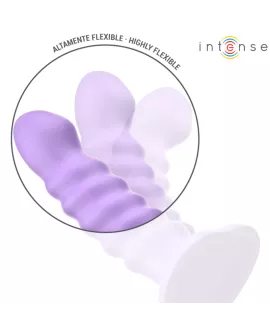 Intense Brenda Vibrator M - Spiraldesign Lila Fernbedienung