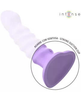 Intense Brenda Vibrator M - Spiraldesign Lila Fernbedienung