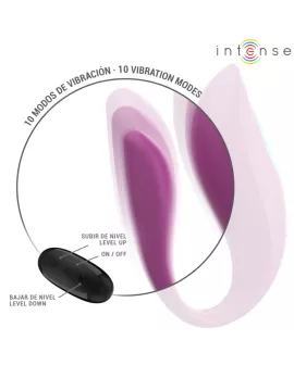 Intense - Annie U-förmiger Vibrator Lila Fernbedienung