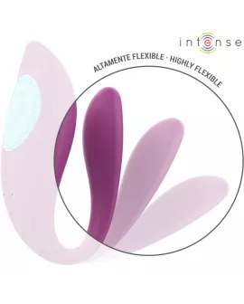 Intense - Annie U-förmiger Vibrator Lila Fernbedienung