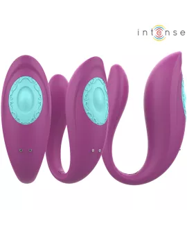 Intense - Annie U-förmiger Vibrator Lila Fernbedienung