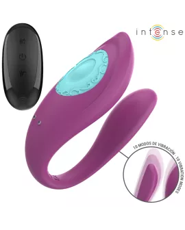 Intense - Annie U-förmiger Vibrator Lila Fernbedienung