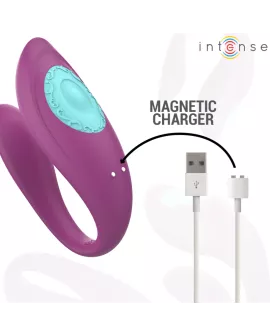 Intense - Annie U-förmiger Vibrator Lila Fernbedienung