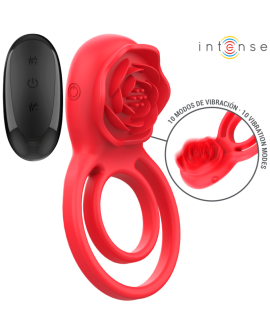 Intense Gail Stimulator Rose - Rot 10 Vibrationen Fernbedienung