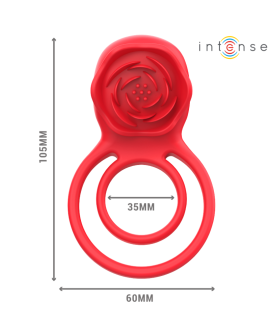 Intense Gail Stimulator Rose - Rot 10 Vibrationen Fernbedienung