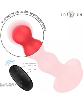 INTENSE - CODY VIBRATOR MIT SAUGNÄPFEN, ROTE FERNBEDIENUNG