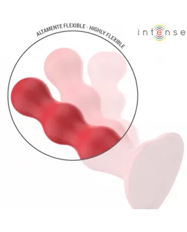 INTENSE - CODY VIBRATOR MIT SAUGNÄPFEN, ROTE FERNBEDIENUNG