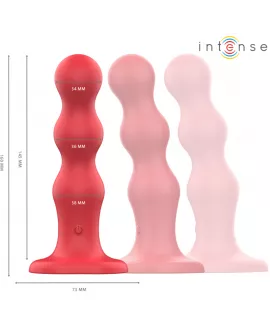 INTENSE - CODY VIBRATOR MIT SAUGNÄPFEN, ROTE FERNBEDIENUNG