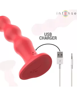 INTENSE - CODY VIBRATOR MIT SAUGNÄPFEN ROTE FERNBEDIENUNG