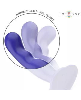 INTENSE - SHORTY VIBRATOR MIT SAUGNÄPFEN BLAU FERNBEDIENUNG