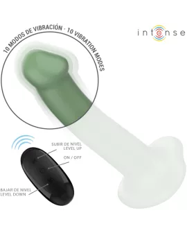 INTENSE - BECCA VIBRATOR MIT SAUGNAPF 10 VIBRATIONEN GRÜNE FERNBEDIENUNG