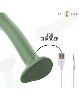 INTENSE - BECCA VIBRATOR MIT SAUGNÄPFEN 10 VIBRATIONEN GRÜN FERNBEDIENUNG