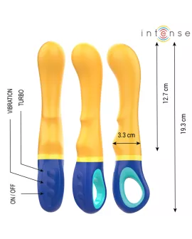 Intensiv Shaggy - Gelber G-Punkt-Vibrator