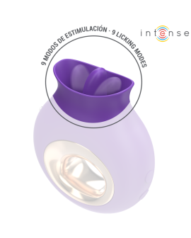INTENSE - TULI KLITORISSTIMULATOR 9 VIBRATIONEN & 9 OSZILLATIONEN LILA