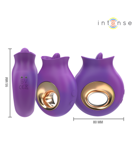 INTENSE - TULI KLITORISSTIMULATOR 9 VIBRATIONEN & 9 OSZILLATIONEN LILA