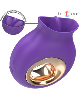 INTENSE - TULI KLITORISSTIMULATOR 9 VIBRATIONEN & 9 OSZILLATIONEN LILA