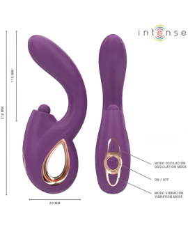 INTENSE - LALI MULTIFUNKTIONS-G-PUNKT-VIBRATOR TAPPING & STOSS & VIBRATION LILA