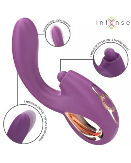 INTENSE - LALI MULTIFUNKTIONS-G-PUNKT-VIBRATOR TAPPING & STOSS & VIBRATION LILA