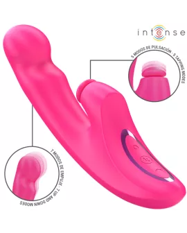 INTENSE - EMI VIBRATOR 13,5 CM MULTIFUNKTION 3 IN 1 10 VIBRATIONEN ROSA