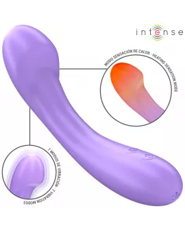 INTENSE - BECKY VIBRATOR 19 CM HEIZBAR 7 VIBRATIONEN LILA