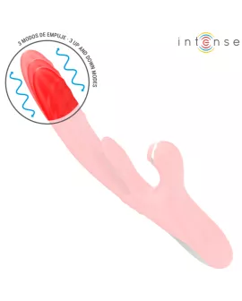 INTENSE - KAROL MULTIFUNKTIONSVIBRATOR STOSS & STIMULATION & STIMULIERENDE WELLEN ROT