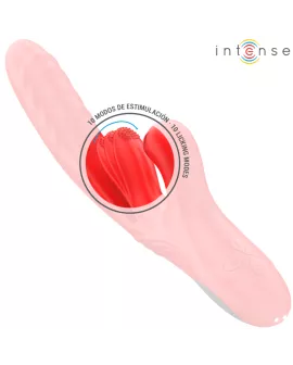 INTENSE - KAROL MULTIFUNKTIONSVIBRATOR STOSS & STIMULATION & STIMULIERENDE WELLEN ROT