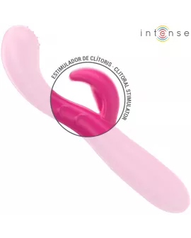 INTENSE - AMARA VIBRATOR MIT STIMULIERENDER ZUNGE 10 VIBRATIONEN ROSA