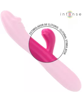 INTENSE - IVY FLEXIBLER VIBRATOR 10 VIBRATIONEN MIT STIMULIERENDER ZUNGE ROSA