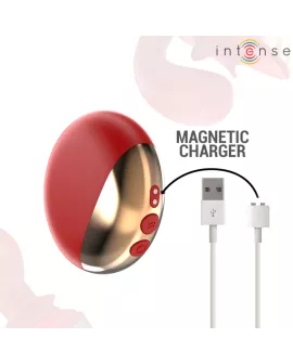 INTENSE - MARIAH VIBRATOR & STIMULATOR IN U-FORM 10 VIBRATIONEN ROT