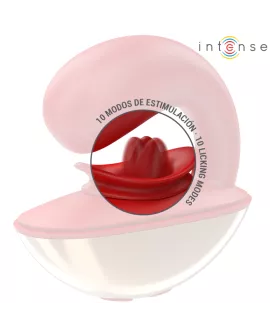 INTENSE - MARIAH VIBRATOR & STIMULATOR IN U-FORM 10 VIBRATIONEN ROT
