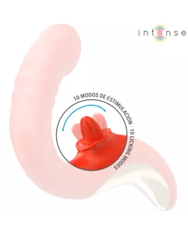 Intense Paulina - U-Form Vibrator und Stimulator Rot