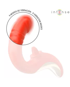 Intense Paulina - U-Form Vibrator und Stimulator Rot