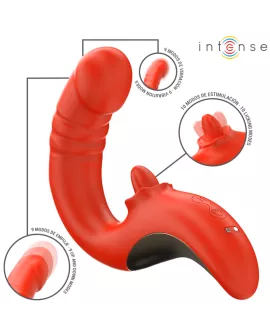 Intense Paulina - U-Form Vibrator und Stimulator Rot